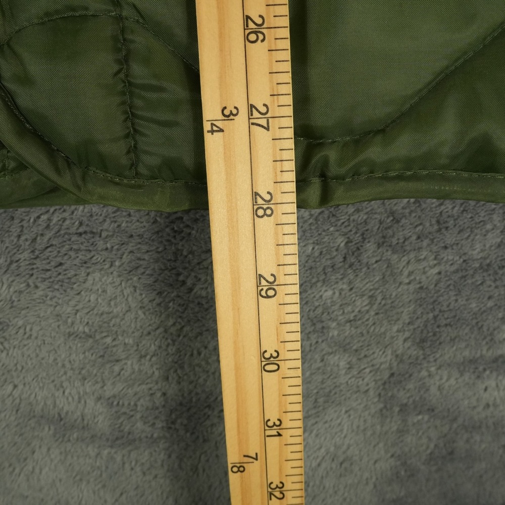 Mil-Tec M65 Jacket Liner Mens M Olive Green Quilted Military Style Button Up - Picture 6 of 6